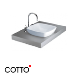  Chậu rửa lavabo COTTO C0003 Bán âm bàn dòng Tess 