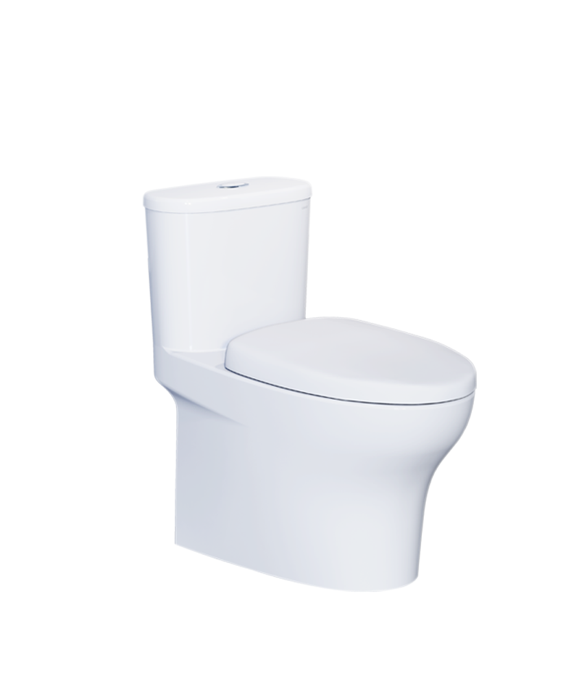 Caesar Bàn cầu một khối nắp êm - CD1394