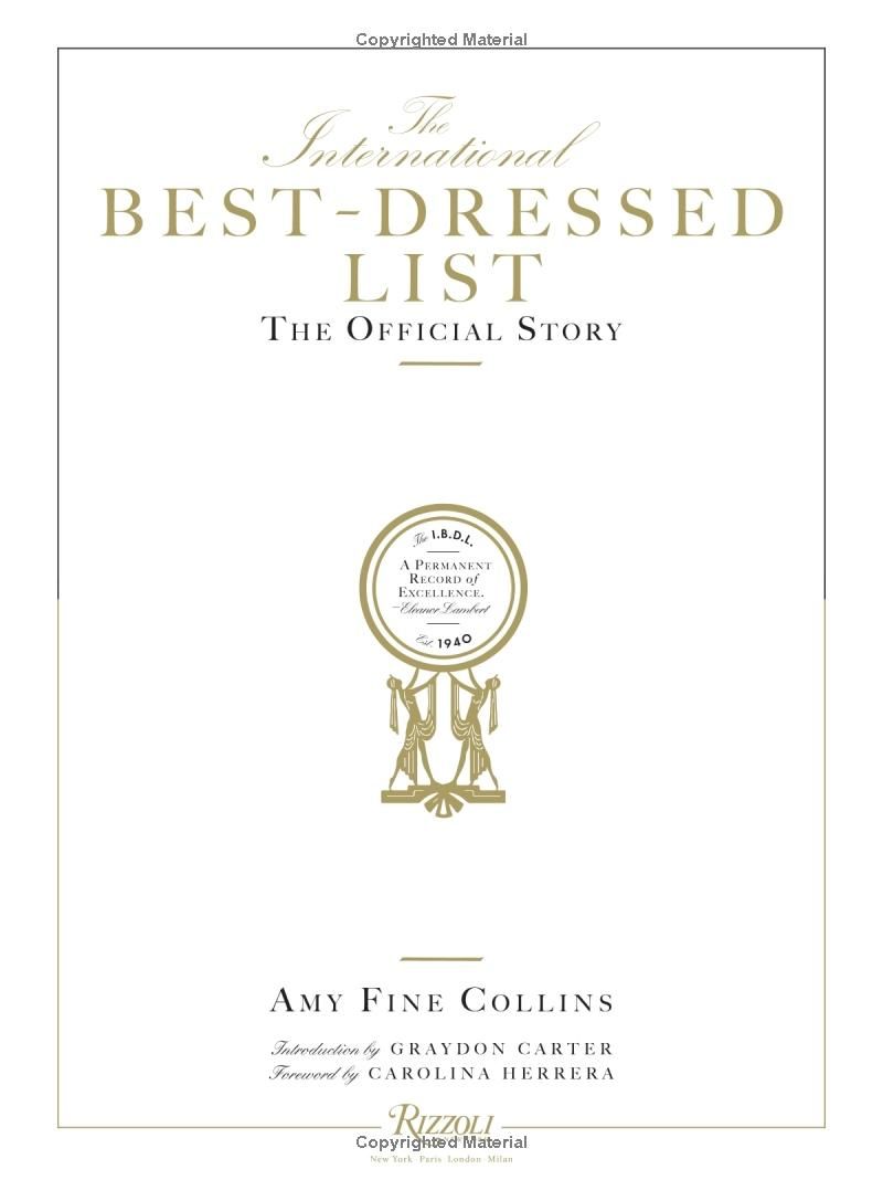 International Best-Dressed List : The Official Guide