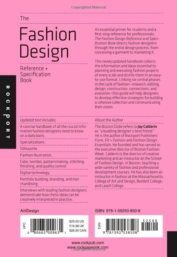 The Fashion Design Reference & Specification Book : Everything Fashion Designers Need to Know Every Day