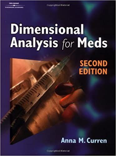 Dimensional Analysis for Meds