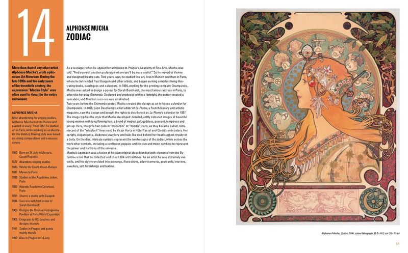 Art Nouveau: 50 Works Of Art_Susie Hodge_9783791381282_Prestel