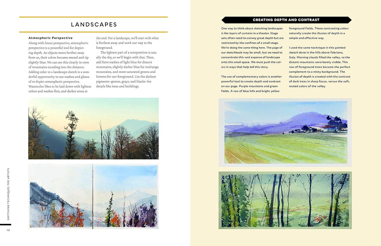 Sketching Techniques for Artists: In-Studio and Plein-Air Methods for Drawing and Painting Still Lifes, Landscapes, Architecture, Faces and Figures, and More (Volume 5) (For Artists, 5)