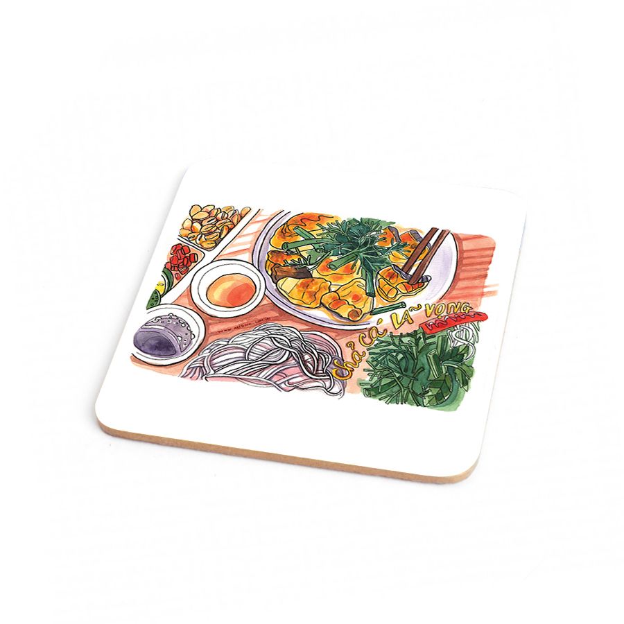 Wood Coaster Yummy 10