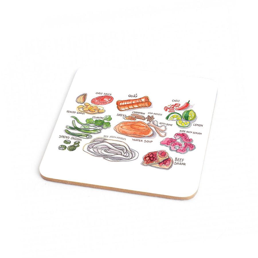 Wood Coaster Yummy 11