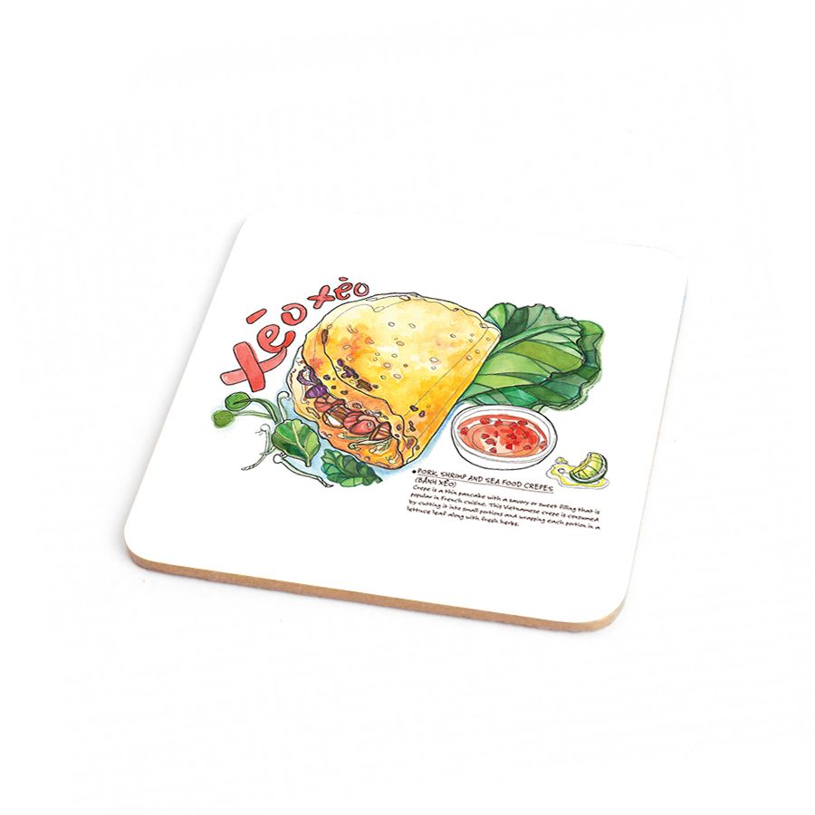 Wood Coaster Yummy 16