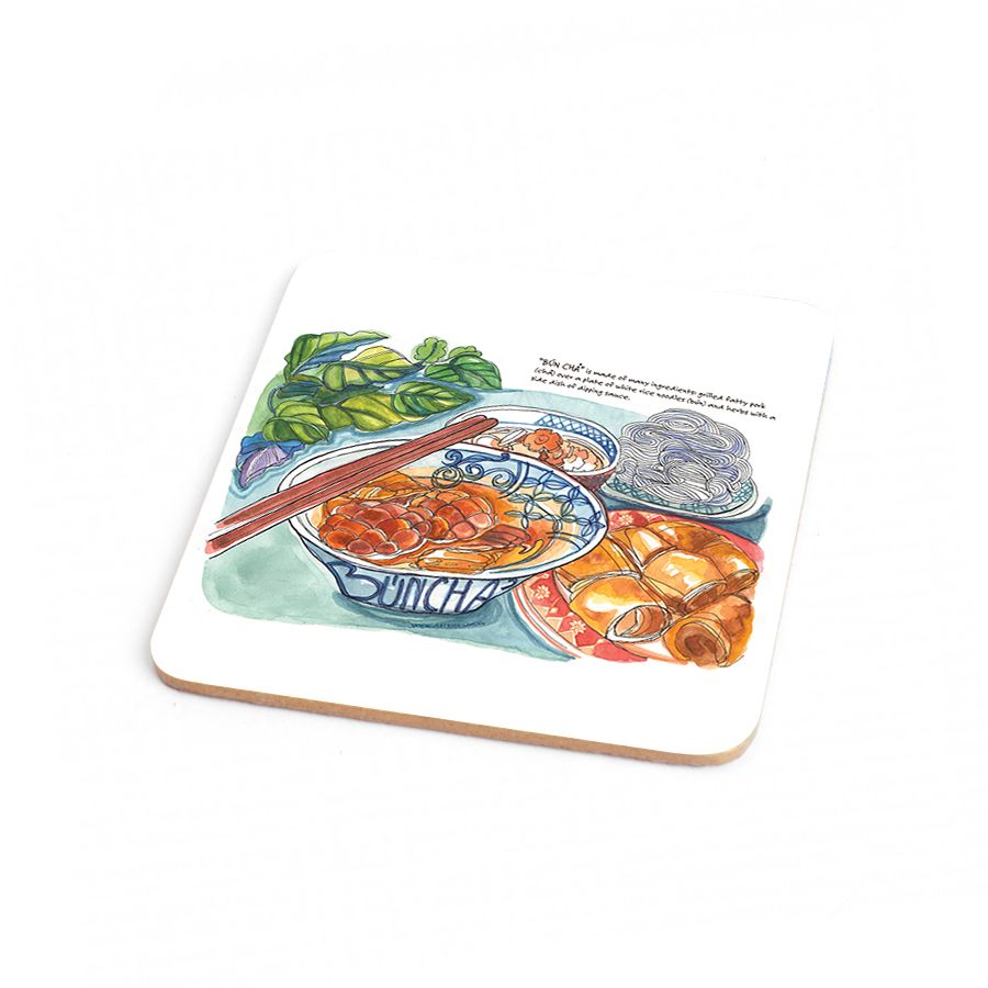 Wood Coaster Yummy 22