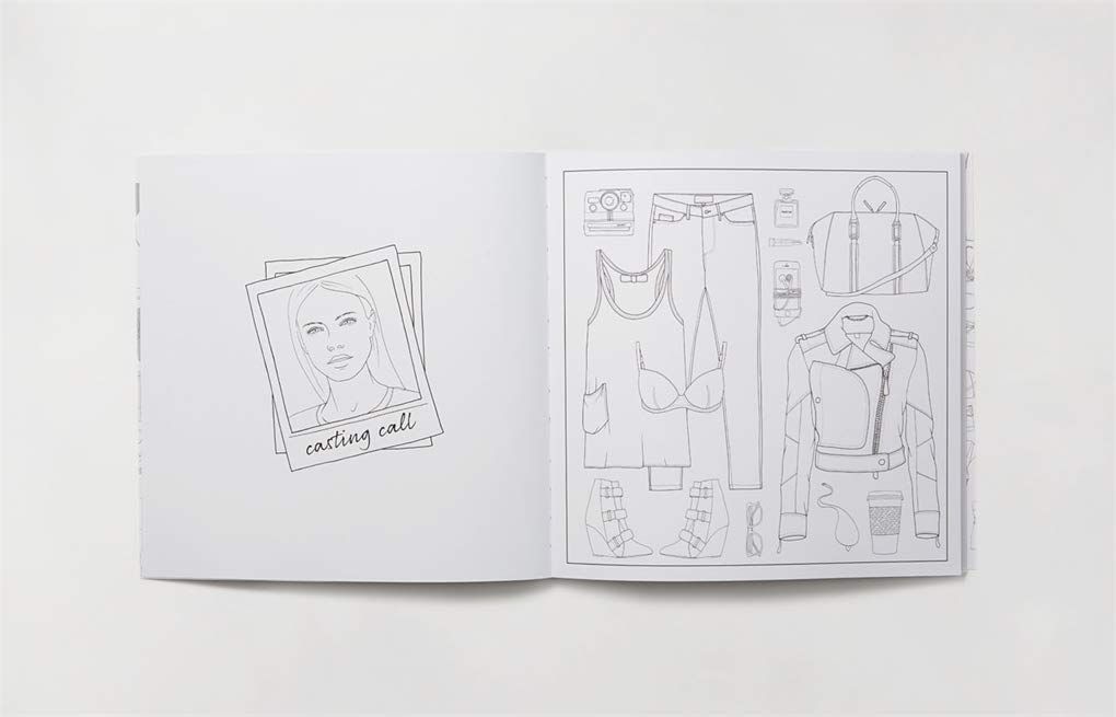 #OOTD: Fashion Flat Lays to Colour in