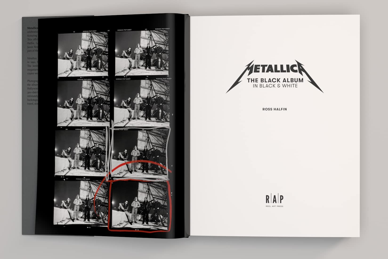 Metallica: The Black Album In Black & White_Ross Halfin_9781909526761_Reel Art Press