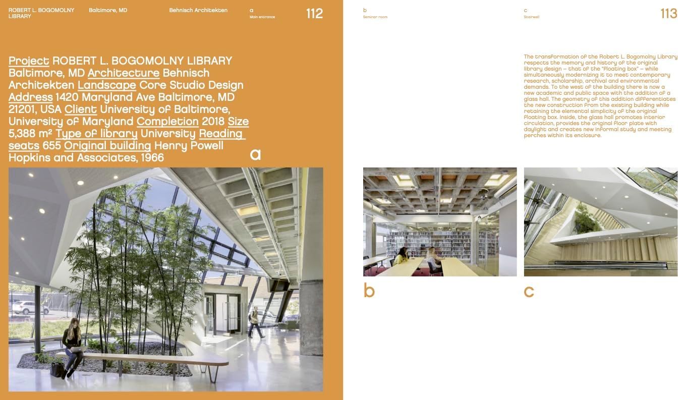 Buildings for Books: Contemporary Library Architecture