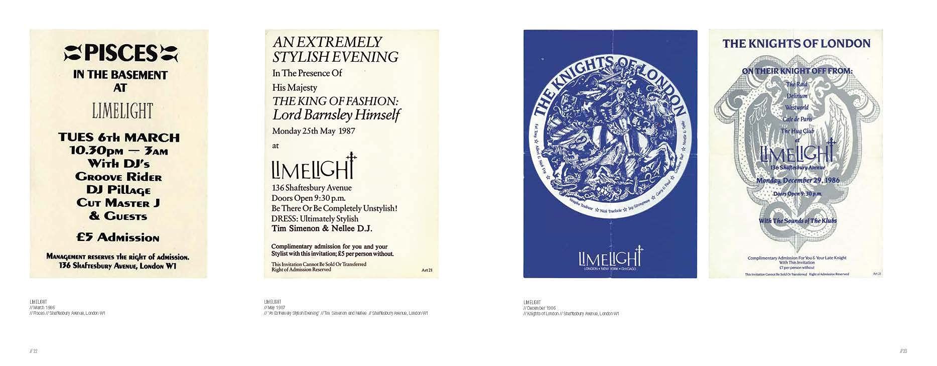 Rave Art: Flyers, invitations and membership cards