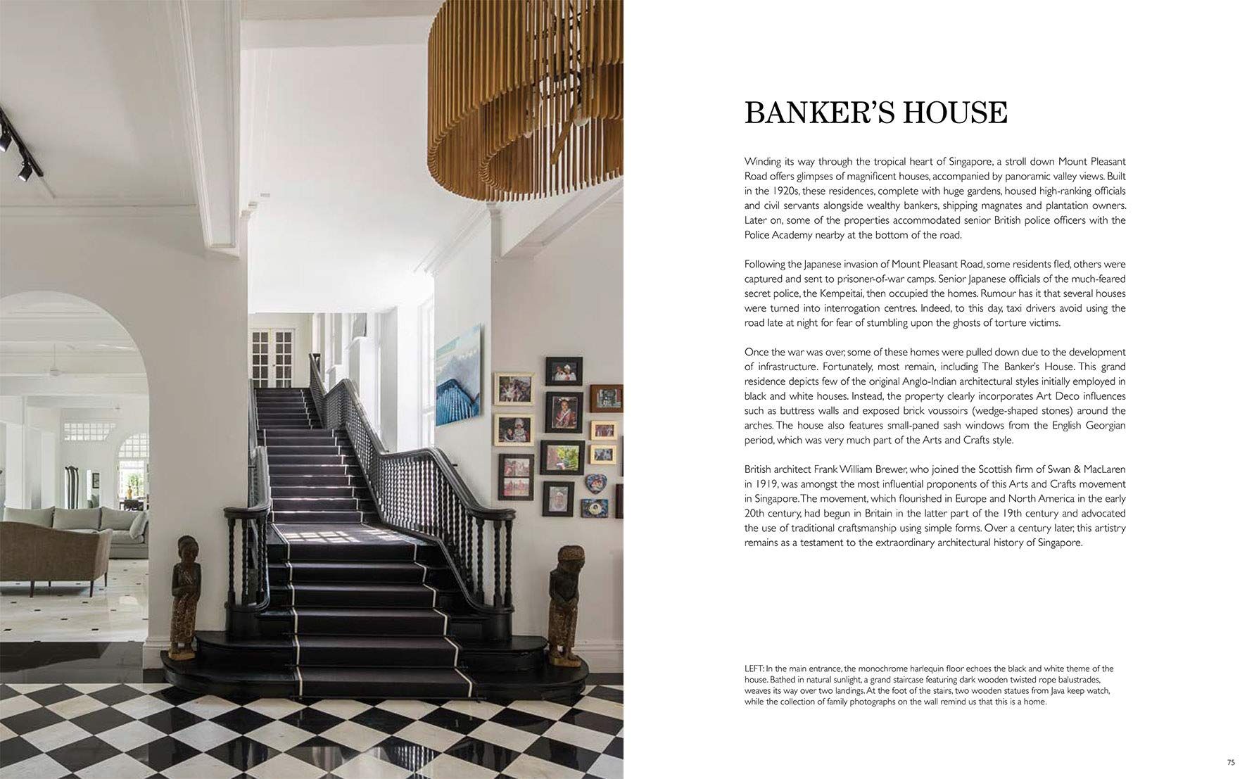 Singapore Colonial Style: Interiors of Black & White Houses