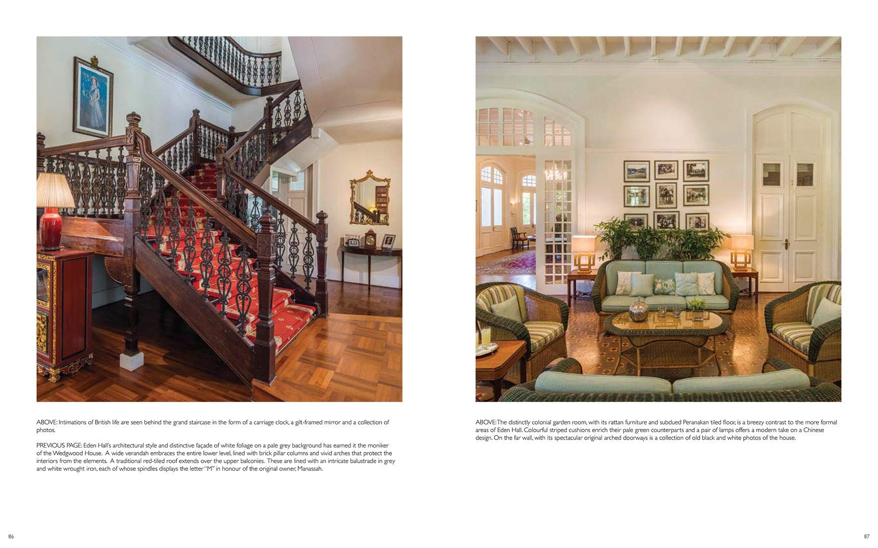 Singapore Colonial Style: Interiors of Black & White Houses