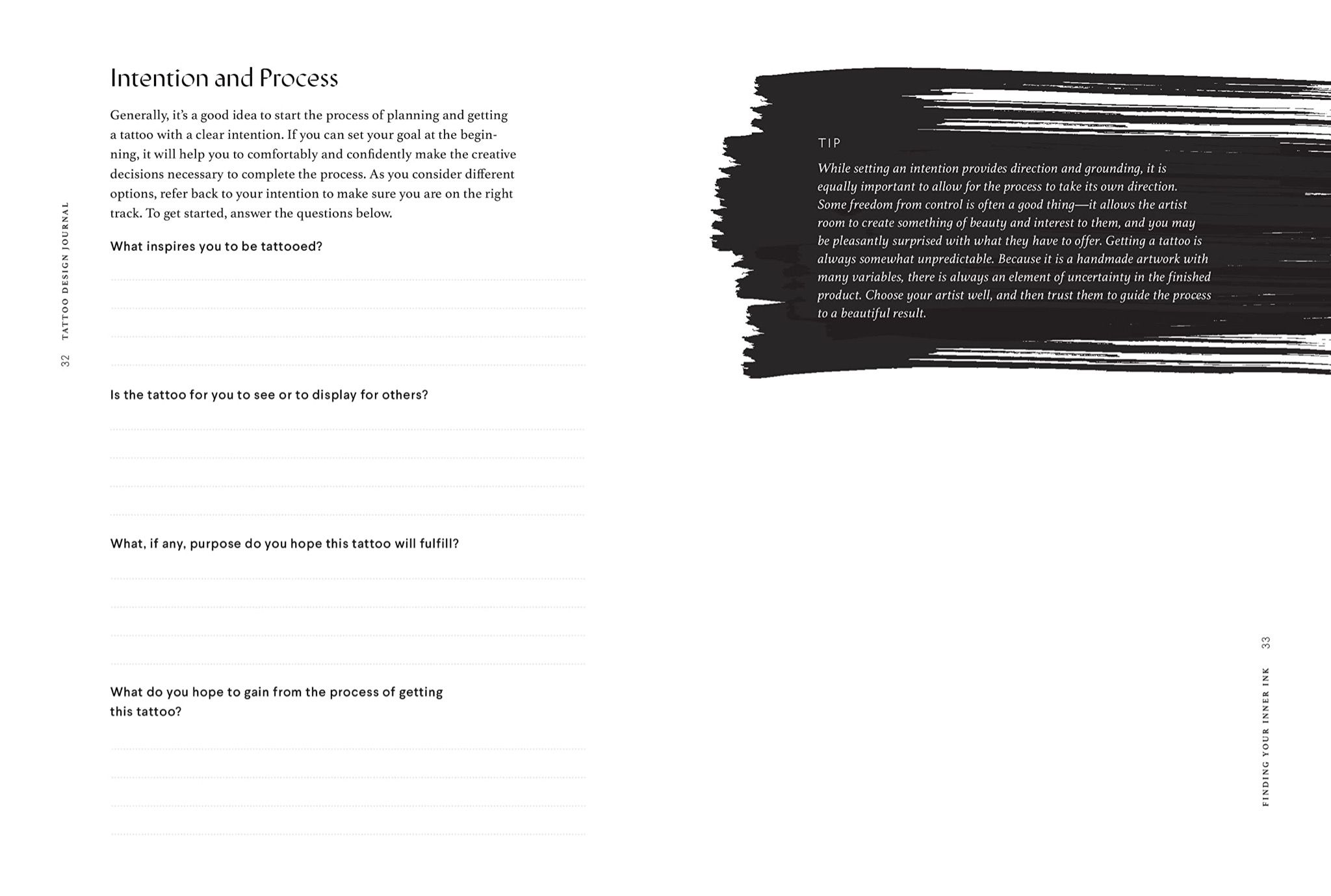 Tattoo Design Workbook
