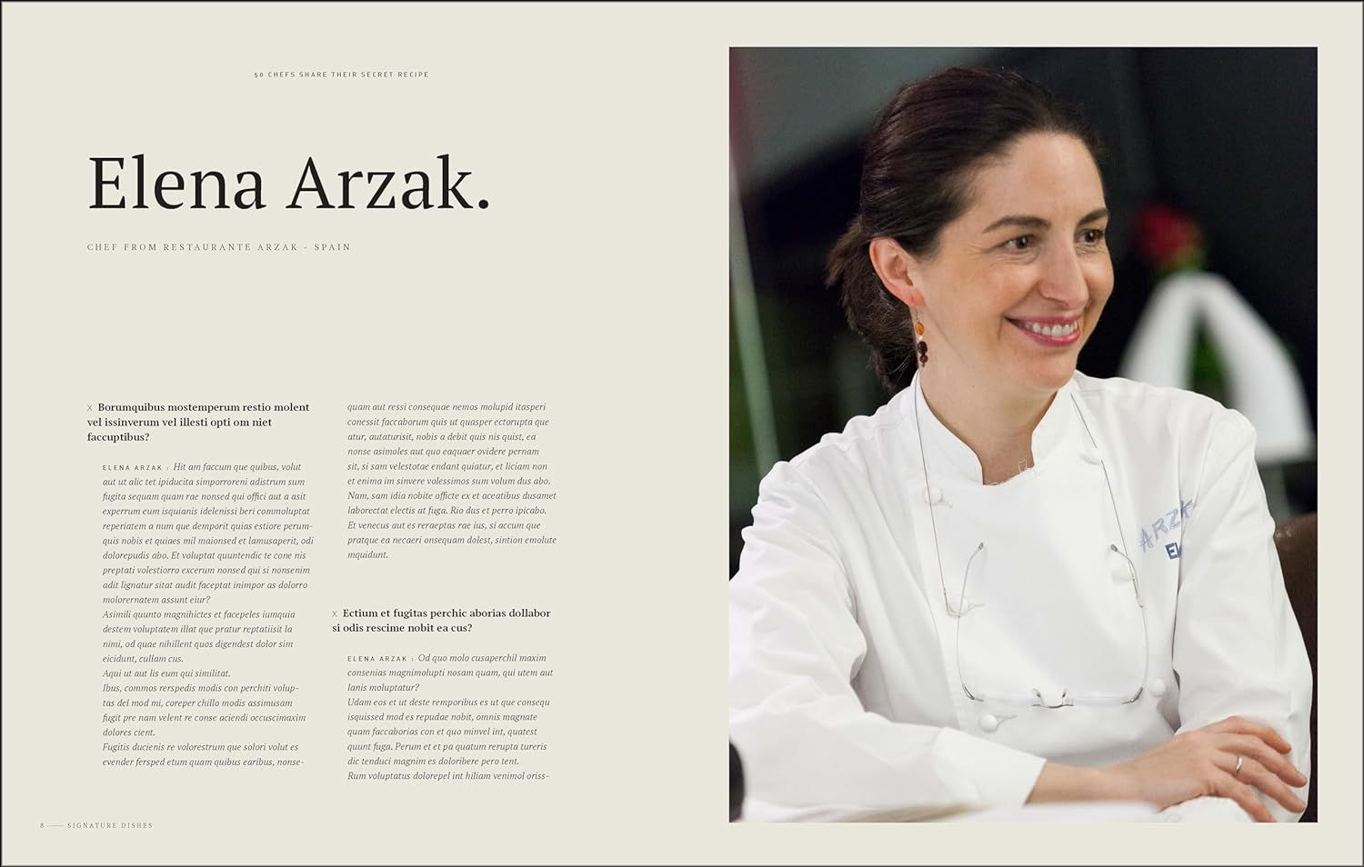 Signature Dishes.: 50 Chefs Share Their Secret Recipe