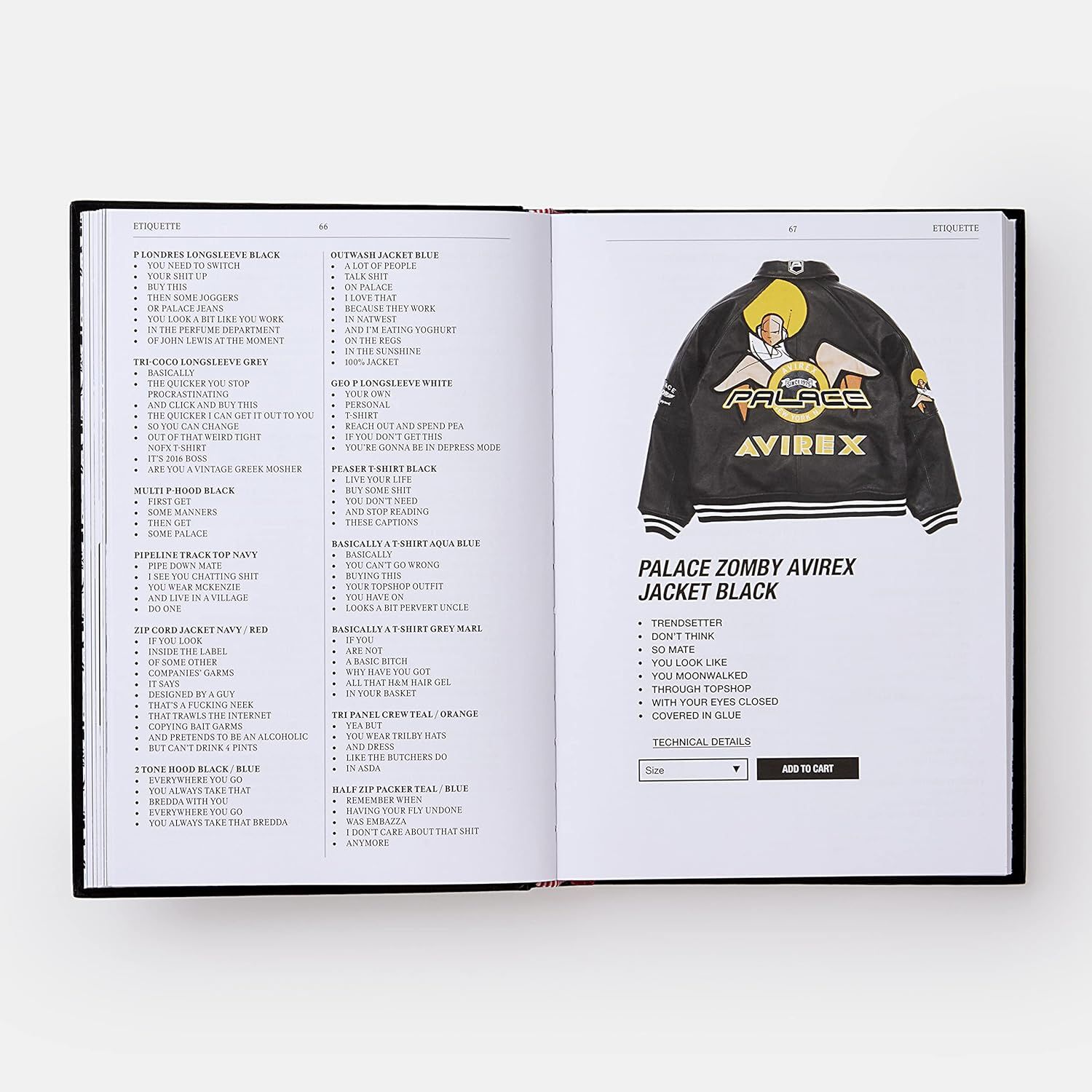 Palace Product Descriptions: The Selected Archive