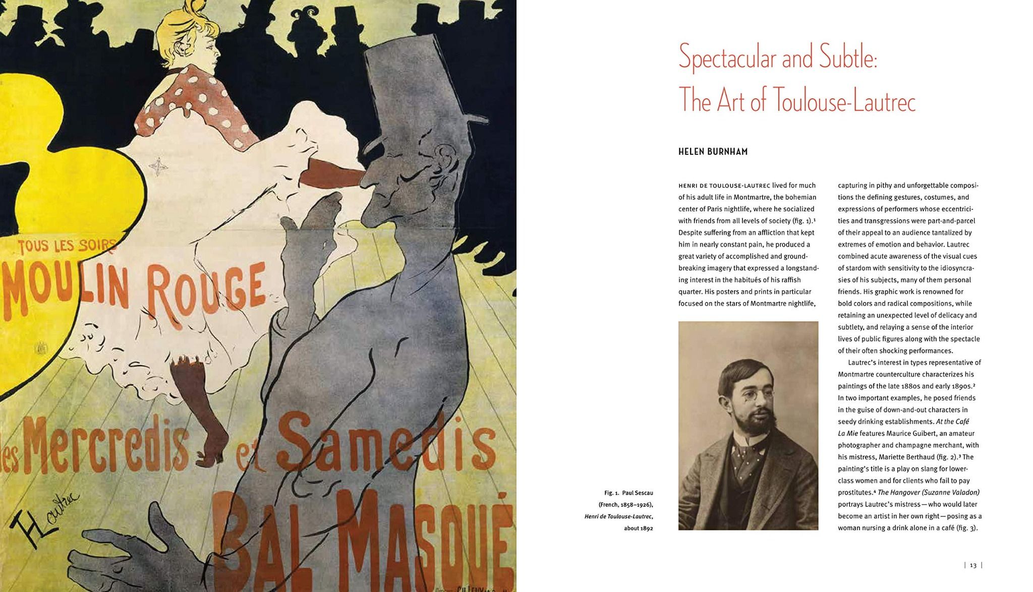 Toulouse-Lautrec and the Stars of Paris_Helen Burham_9780878468591_Museum of Fine Arts,Boston