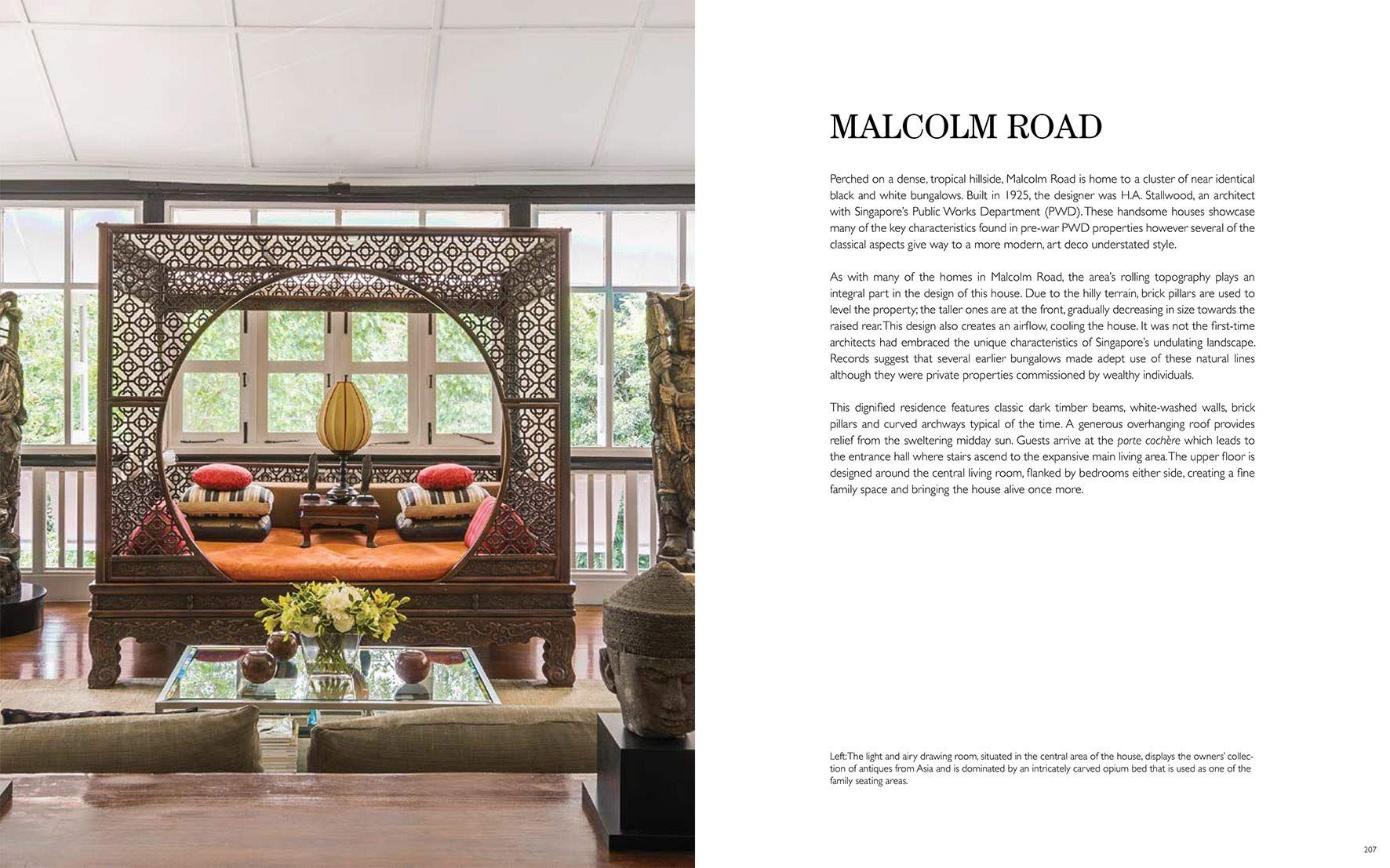 Singapore Colonial Style: Interiors of Black & White Houses