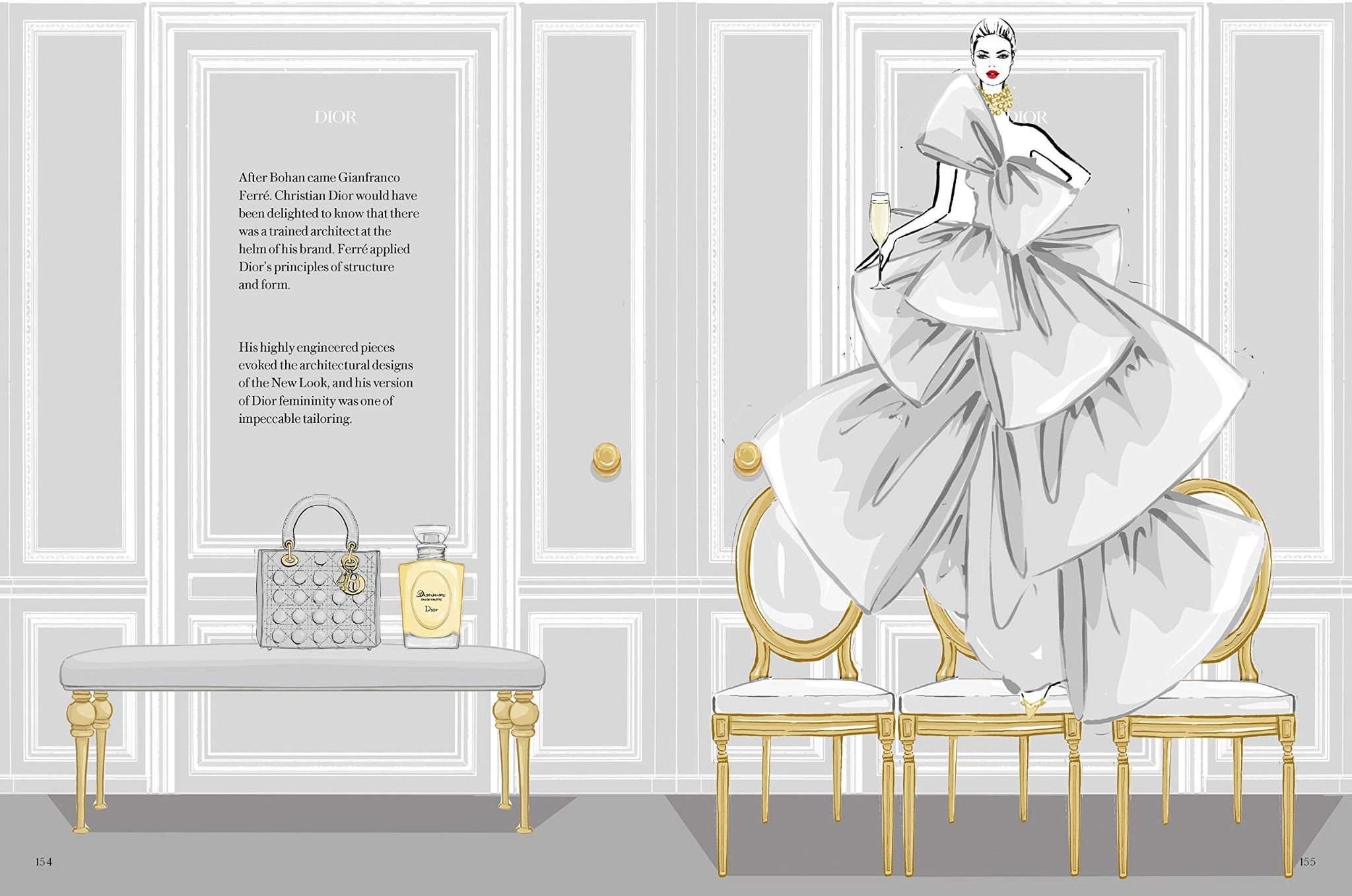 Christian Dior : The Illustrated World of a Fashion Master_Megan Hess_9781743797266_HARDIE GRANT BOOKS