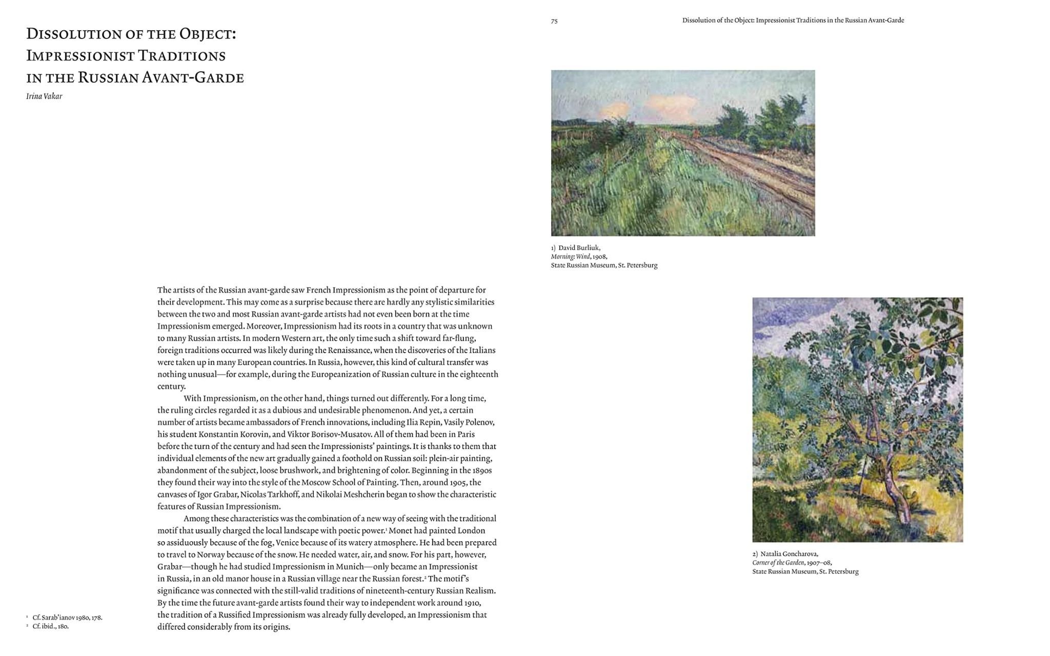 Impressionism in Russia : Dawn of the Avant-Garde