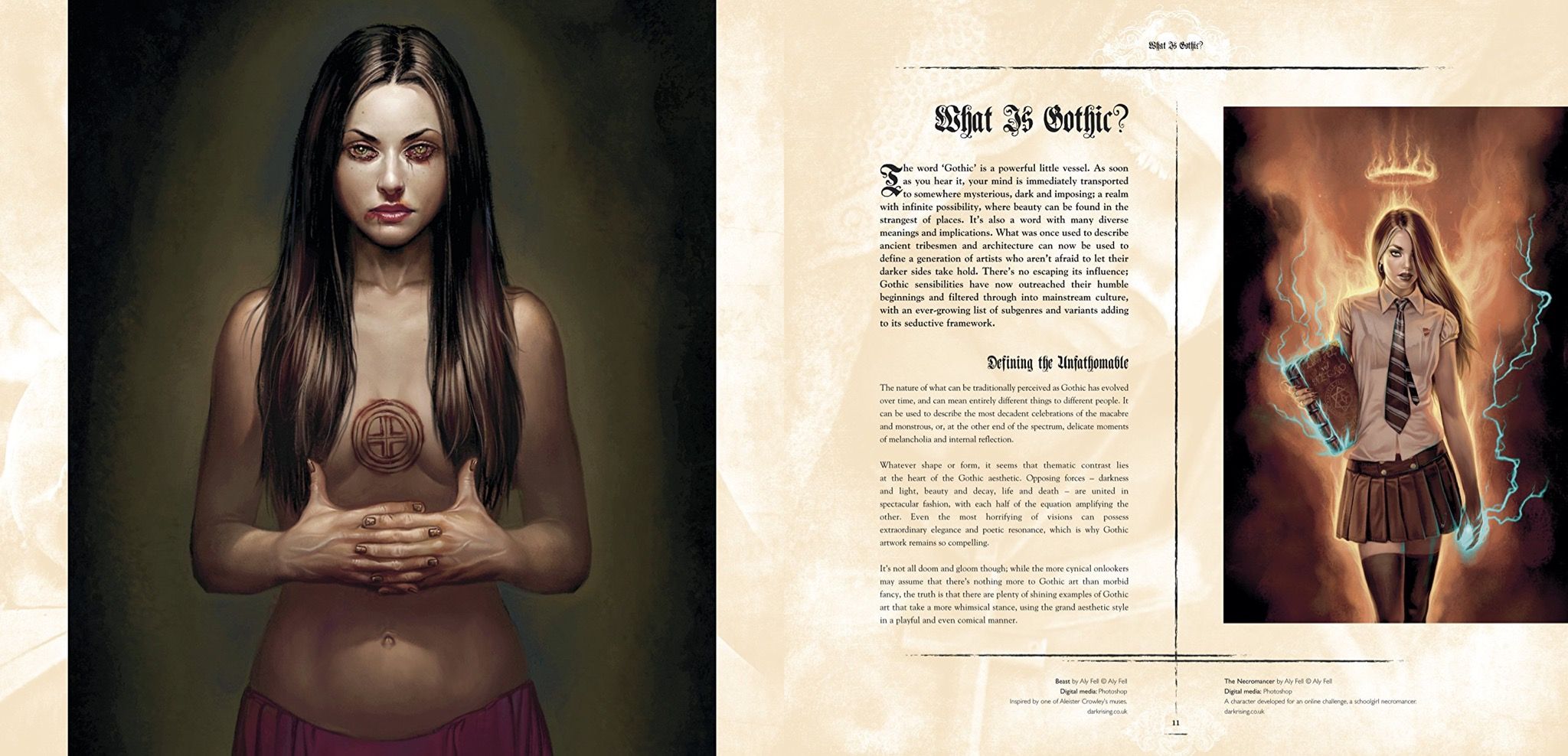 Gothic Art : Vampires, Witches, Demons, Dragons, Werewolves & Goths