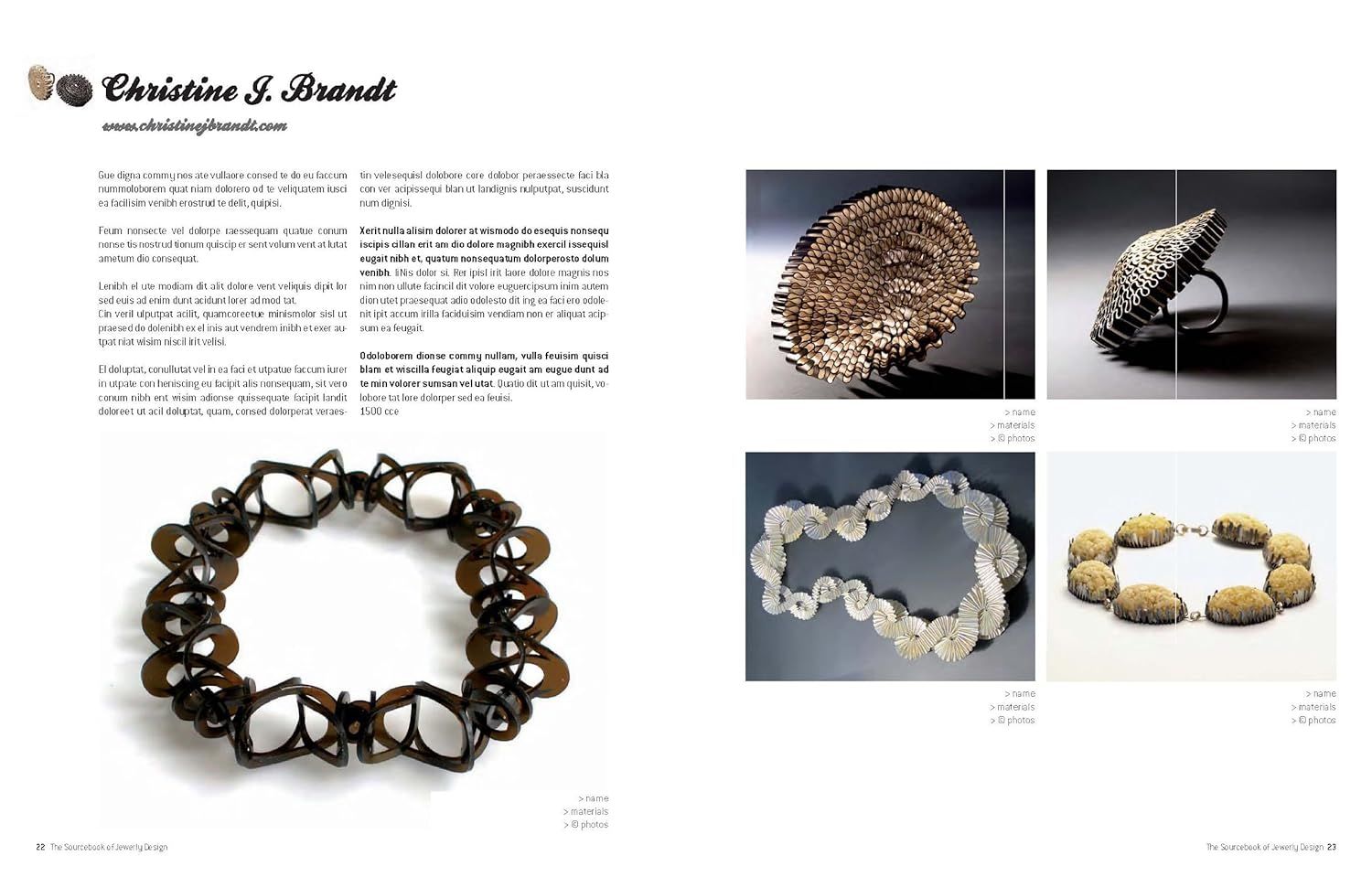  The Sourcebook of Contemporary Jewelry Design 