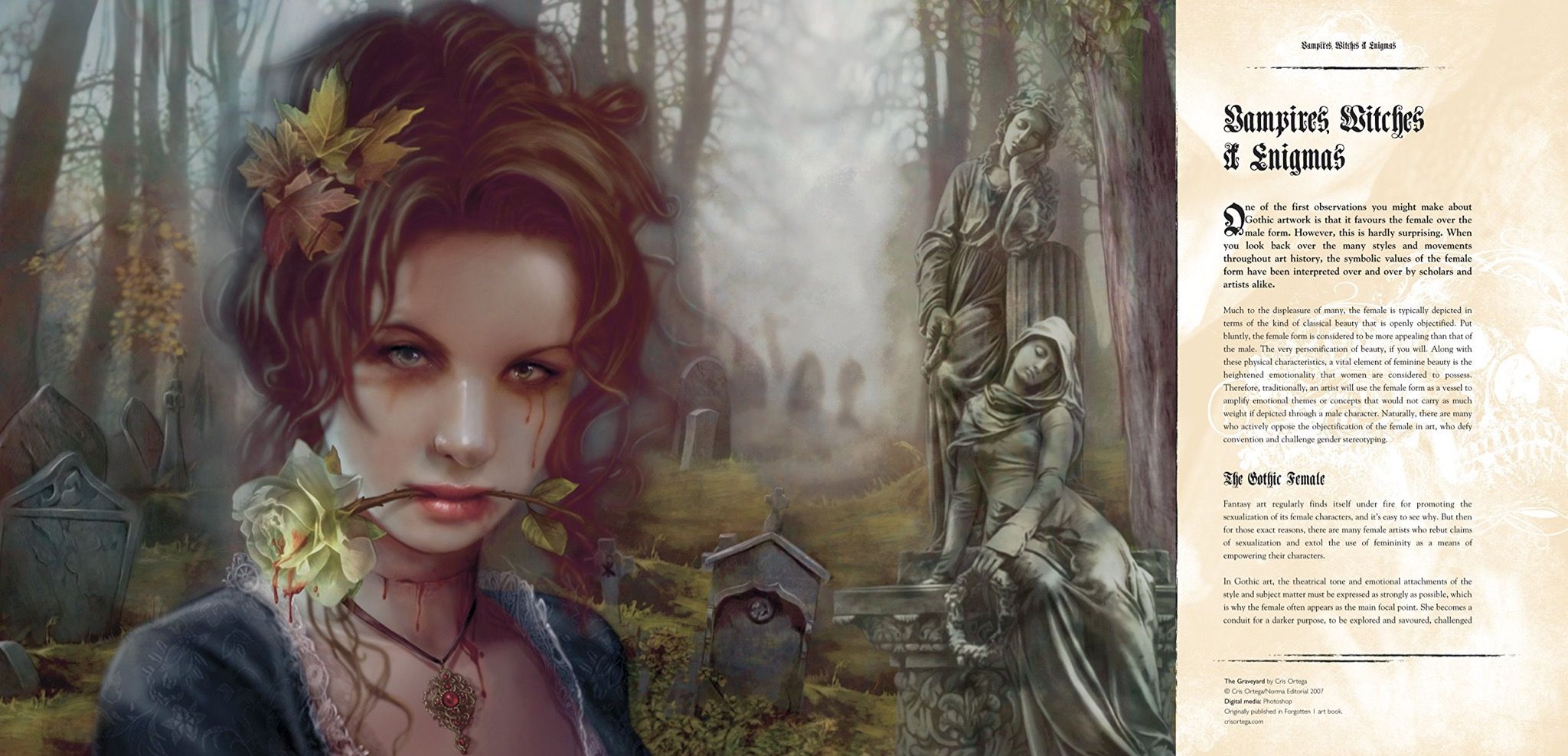 Gothic Art : Vampires, Witches, Demons, Dragons, Werewolves & Goths