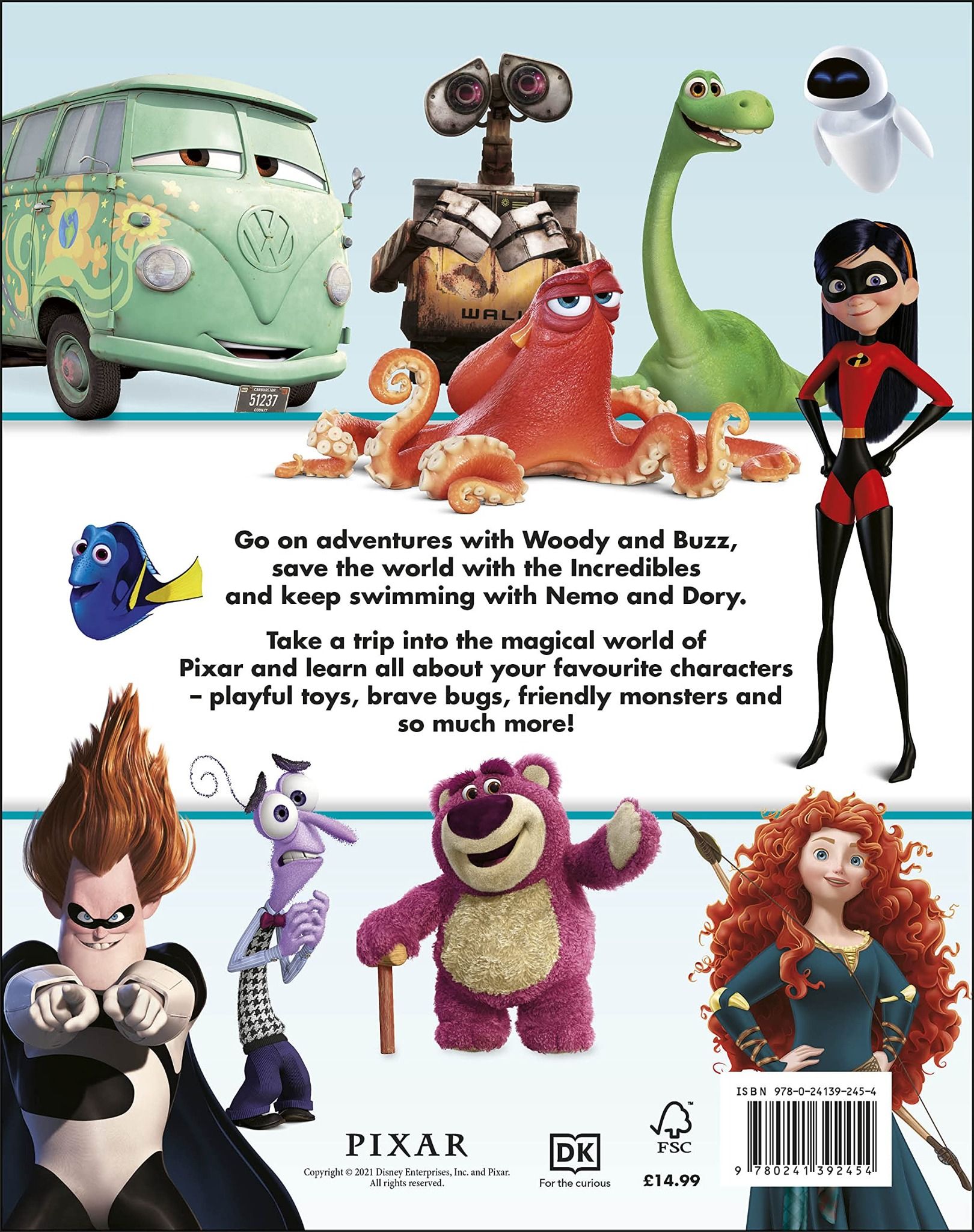 Disney Pixar Character Encyclopedia New Edition_DK_9780241392454_Dorling Kindersley Ltd