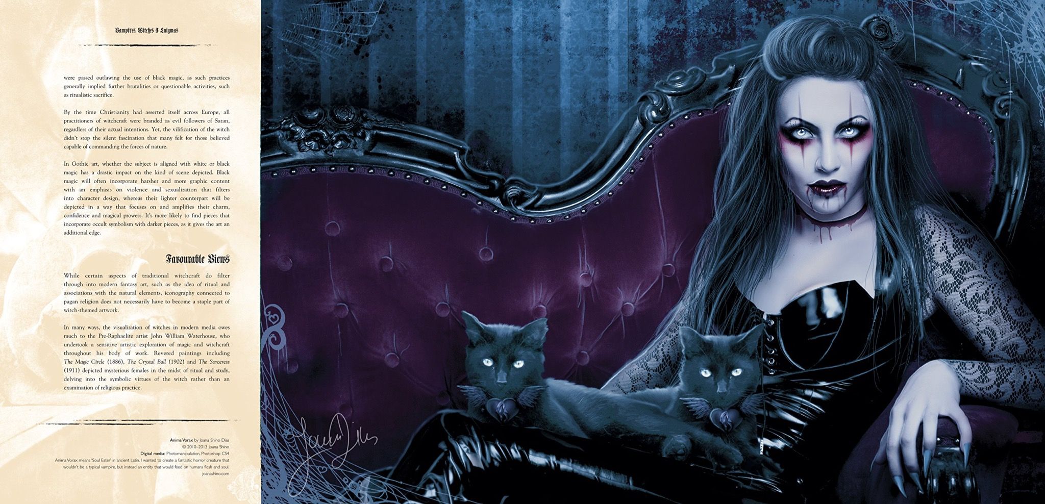 Gothic Art : Vampires, Witches, Demons, Dragons, Werewolves & Goths