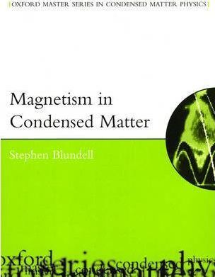 Magnetism in Condensed Matter