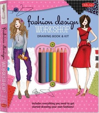 Fashion Design Workshop Drawing Book & Kit : Includes Everything You Need to Get Started Drawing Your Own Fashions! _Walter Foster Publishing_9781600583841_Author Stephanie Corfee