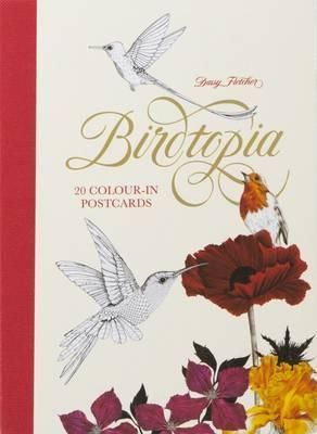 Birdtopia: 20 Colour-In Postcards