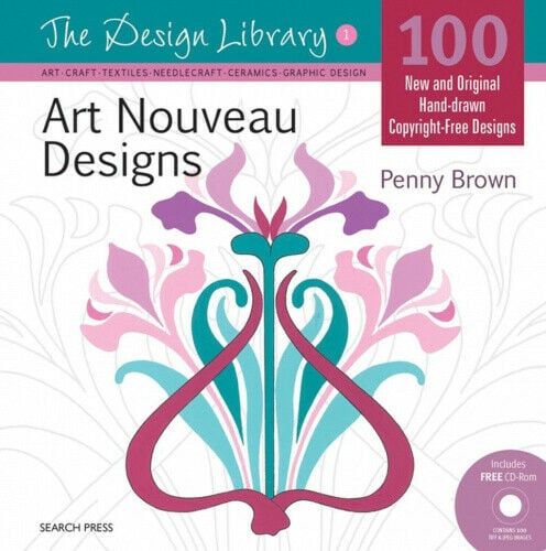 Art Nouveau Designs_Penny Brown_9781844487264_Search Press