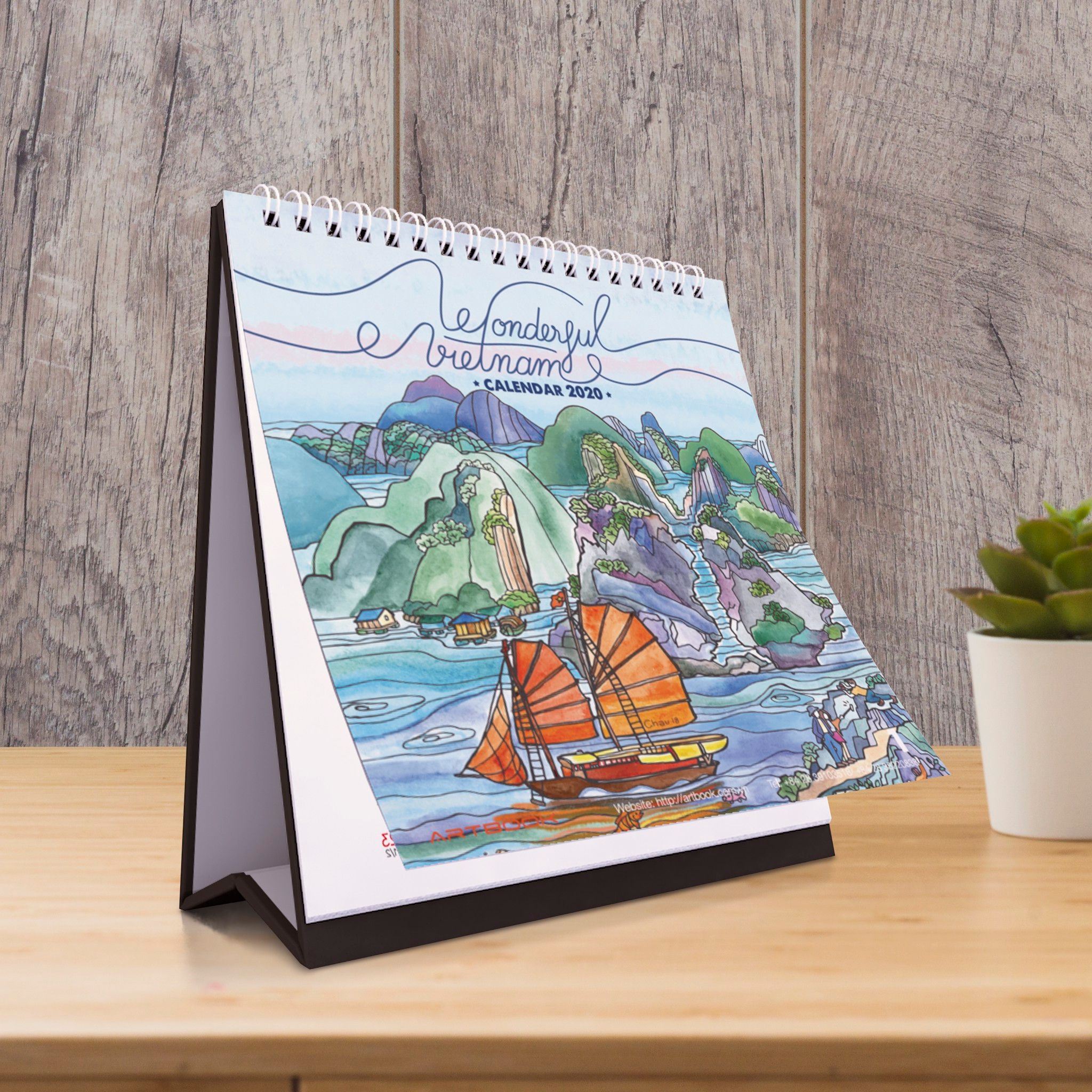 Wonderful Vietnam 2020 Calendar - Artbook