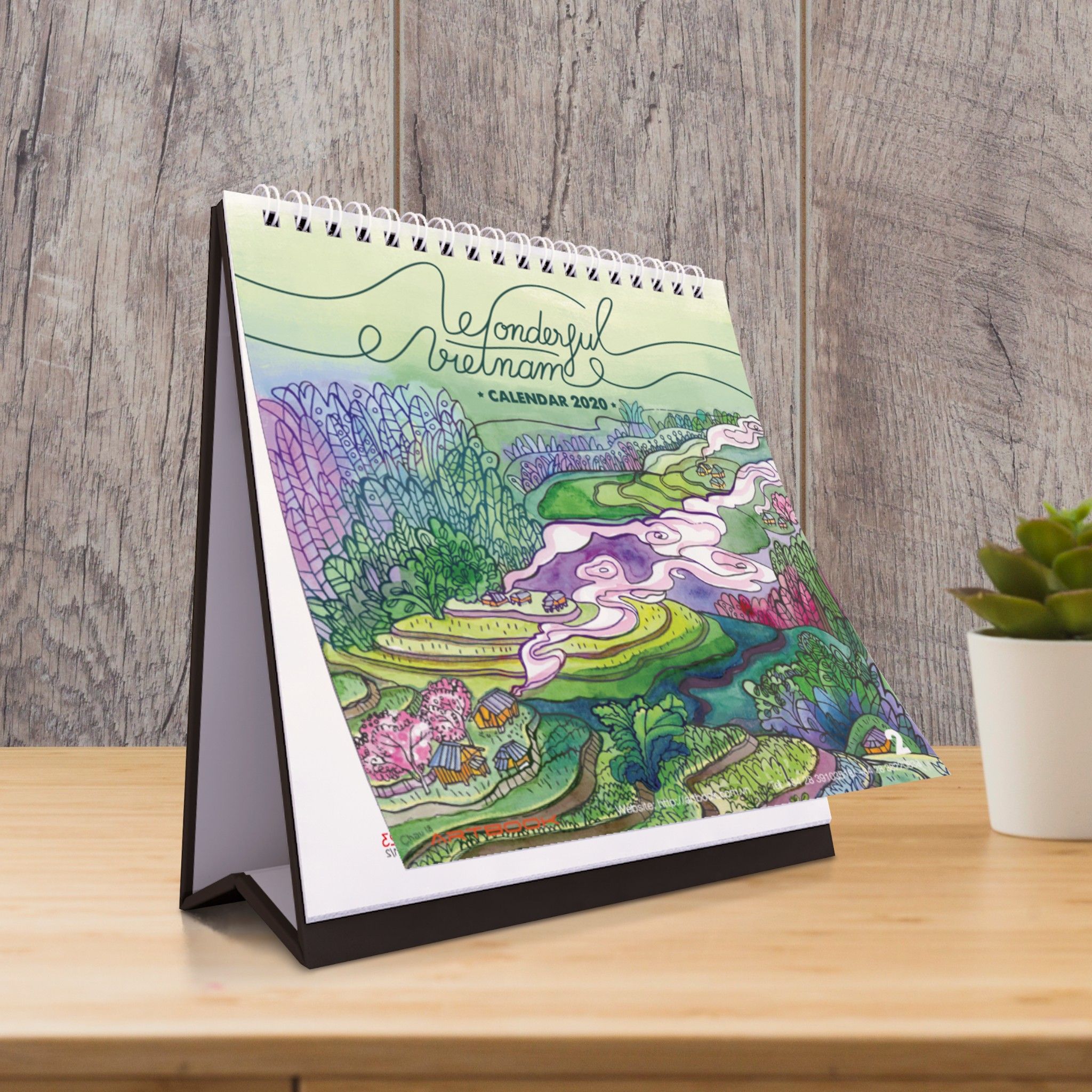 Wonderful Vietnam 2 - 2020 Calendar - Artbook