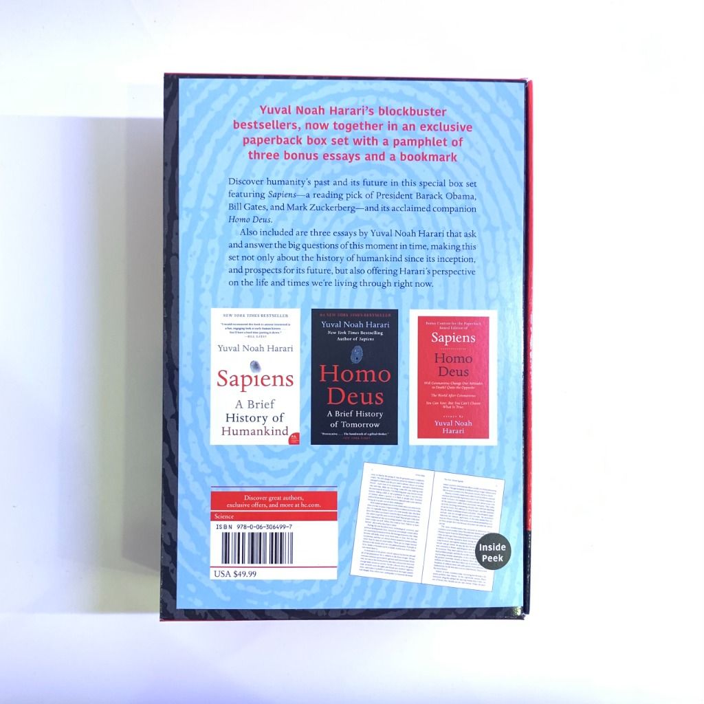  Sapiens/Homo Deus Box Set W/Bonus Material_Yuval Noah Harari_9780063069015_HARPER PERENNIAL 