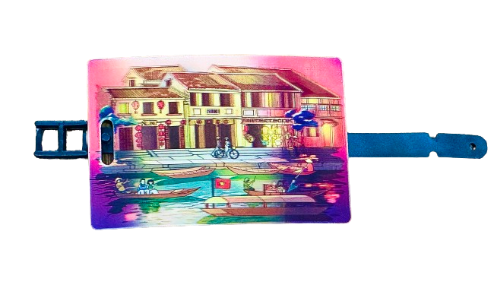  Lenticular Luggage Tag - Hoi An Ancient Town Day & Night 