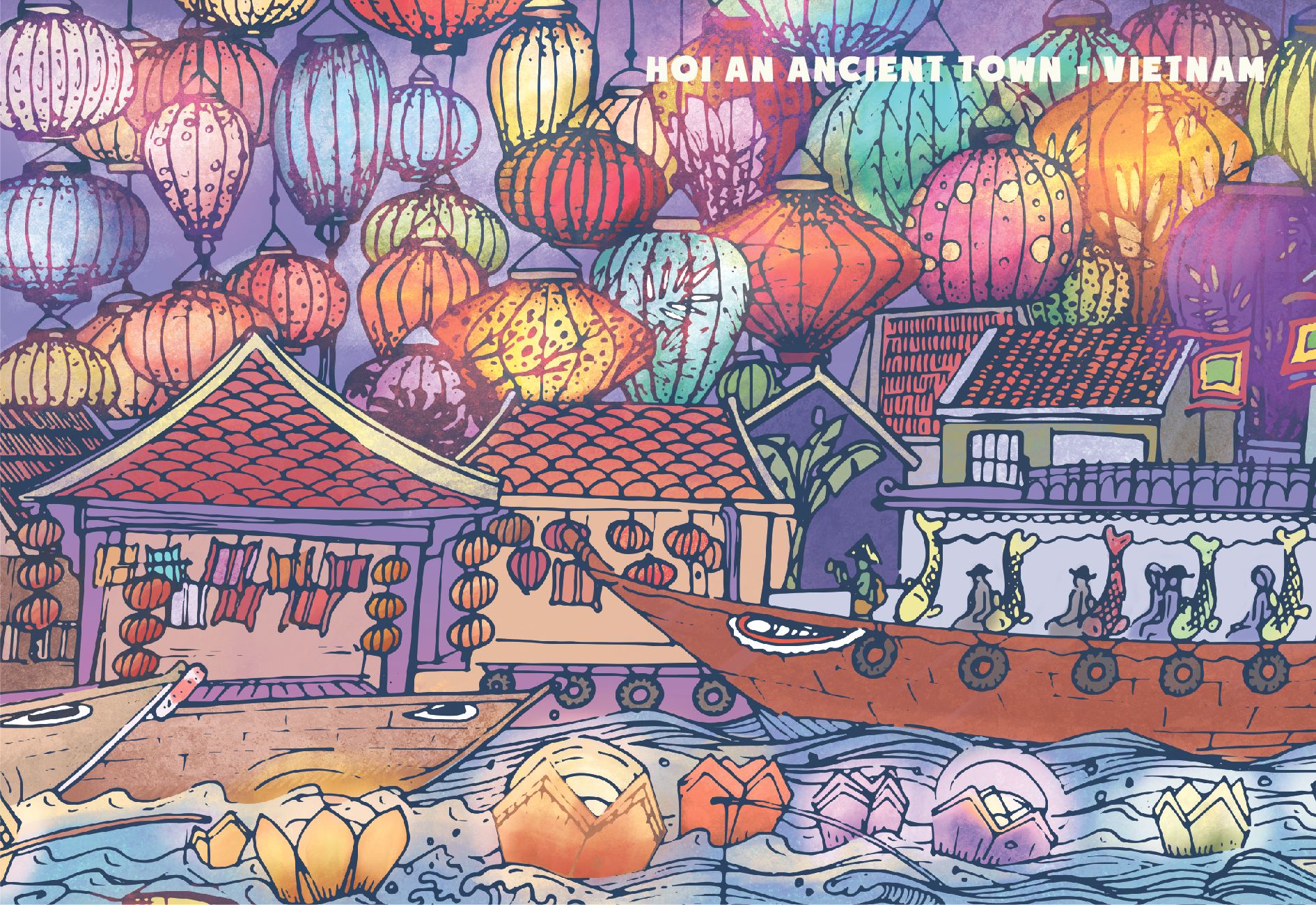 Postcard 3D Hoi An