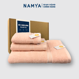  Combo 4 khăn bông NAMYA mềm mại, hút nước | 4NH8 