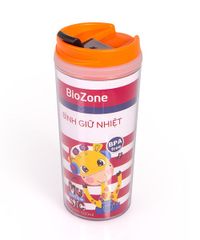 BÌNH GIỮ NHIỆT BIOZONE 500ML NẮP MÀU CAM KB-WA500PO