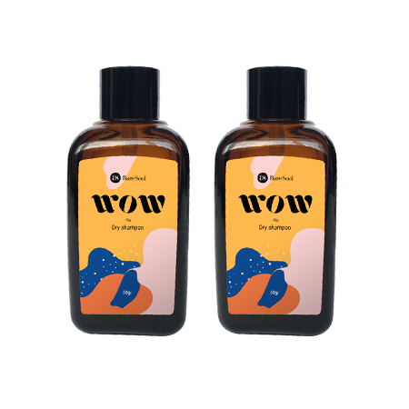 Combo 2 Dầu gội khô BareSoul WOW Dry Shampoo 2x50g