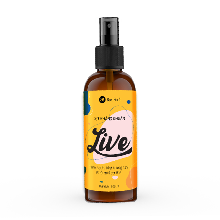 Xịt kháng khuẩn đa năng BareSoul LIVE 100ml