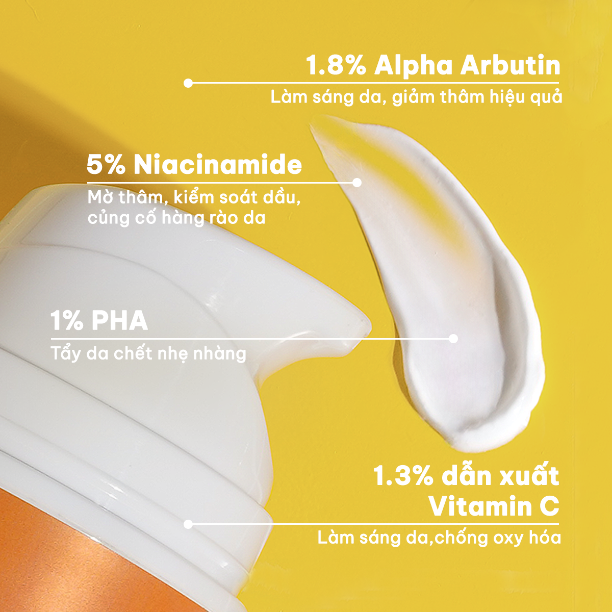COMBO Peel Glowy 50g, kem dưỡng Juicy 50g giúp làm sáng, giảm thâm mông, nách, bikini, đầu gối, khuỷu tay
