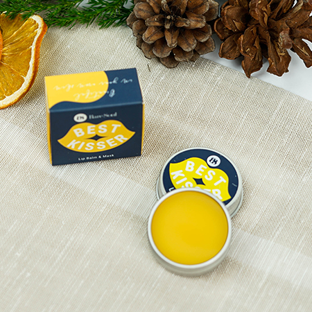 Combo 2 Son dưỡng không màu kiêm mặt nạ ngủ môi BareSoul Best Kisser Lip Balm & Mask hộp 10g