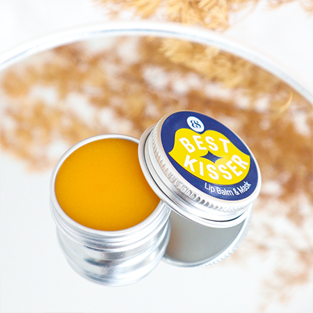Combo 2 Son dưỡng không màu kiêm mặt nạ ngủ môi BareSoul Best Kisser Lip Balm & Mask hộp 10g