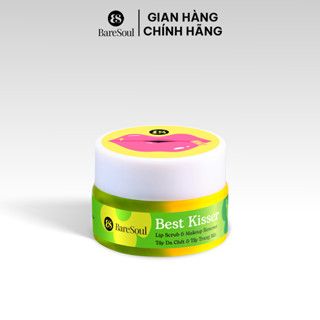 Combo Muối tắm gội BareSoul Free Body & Hair Scrub 330g + Tẩy tế bào chết môi BareSoul Best Kisser Lip Scrub 20g