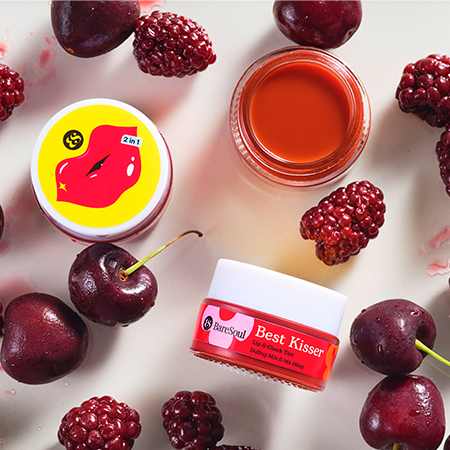 Son dưỡng có màu kiêm má hồng giúp làm hồng môi và má tự nhiên BareSoul Lip Tint & Cheek 10g