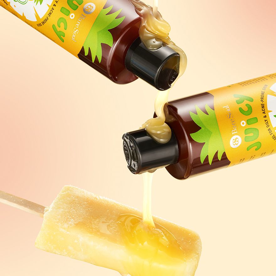 Combo chăm sóc cơ thể Gel dưỡng thể BareSoul Body Gel Juicy 250g + FREE Body & Hair Scrub 330g