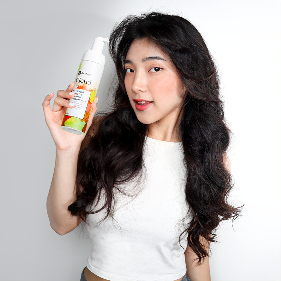 Bọt phồng và giữ nếp tóc BareSoul Cloud Styling Hair Foam 150ml