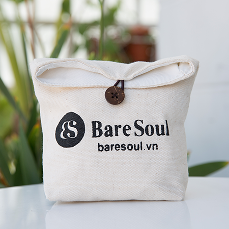 Túi vải đựng mỹ phẩm BareSoul Canvas Bag